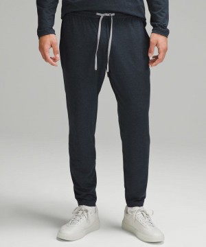 Παντελονι Lululemon Soft Jersey Tapered Shorter ανδρικα σκουρο μπλε σκουρο μπλε | Greece-0581279