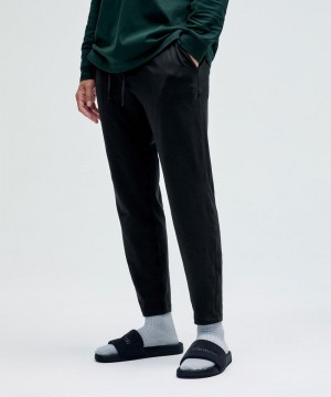 Παντελονι Lululemon Soft Jersey Tapered ανδρικα μαυρα | Greece-8534190