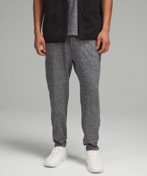 Παντελονι Lululemon Soft Jersey Tapered ανδρικα μαυρα ασημι | Greece-7831260