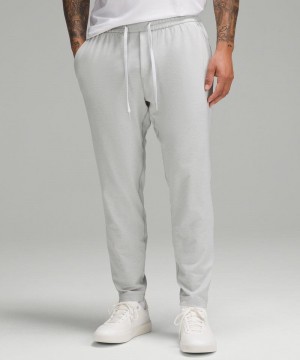 Παντελονι Lululemon Soft Jersey Tapered ανδρικα γκρι ασημι | Greece-5782619