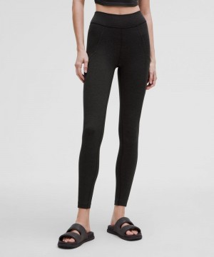 Κολαν Lululemon Soft Sueded High-Rise Tight 28" γυναικεια μαυρα μαυρα | Greece-4721839