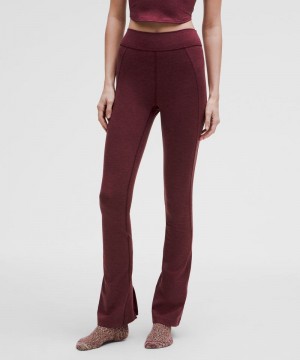 Κολαν Lululemon Soft Sueded Split-Hem High-Rise Mini-Flare γυναικεια σκούρο κοκκινα σκούρο κοκκινα | Greece-3971048