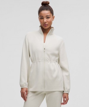 Μπουφαν Lululemon Softstreme Cinch-Waist Full-Zip γυναικεια Μπεζ | Greece-8390126