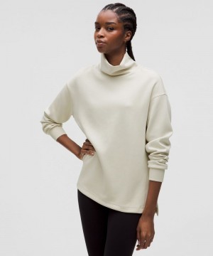 Φουτερ Lululemon Softstreme Funnel-Neck Long γυναικεια Μπεζ | Greece-9127638