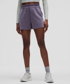 Σορτσ Lululemon Softstreme High-Rise 4" γυναικεια βαθυ γκρι | Greece-8076245