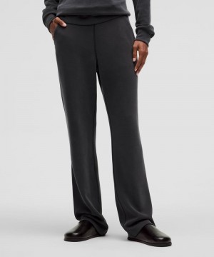 Παντελονι Lululemon Softstreme High-Rise Straight-Leg Regular γυναικεια μαυρα | Greece-6471385