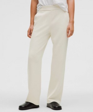 Παντελονι Lululemon Softstreme High-Rise Straight-Leg Regular γυναικεια Μπεζ | Greece-1895760