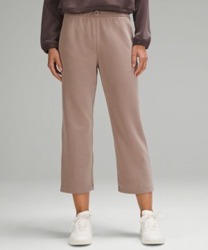 Παντελονι Lululemon Softstreme High-Rise Straight-Leg Cropped γυναικεια γκρι | Greece-7068251