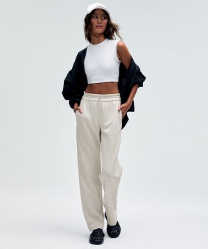 Παντελονι Lululemon Softstreme High-Rise Tall γυναικεια Μπεζ | Greece-3854629