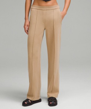 Παντελονι Lululemon Softstreme Pintuck Mid-Rise Regular γυναικεια καφε | Greece-5382704