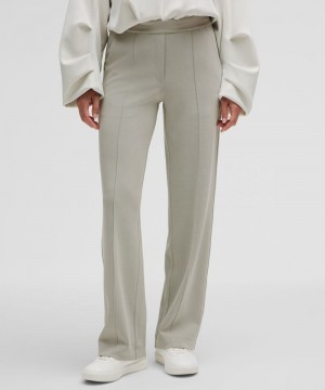 Παντελονι Lululemon Softstreme Pintuck Mid-Rise Regular γυναικεια γκρι | Greece-5234810