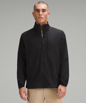 Μπουφαν Lululemon Sojourn Windbreaker ανδρικα μαυρα | Greece-2503746