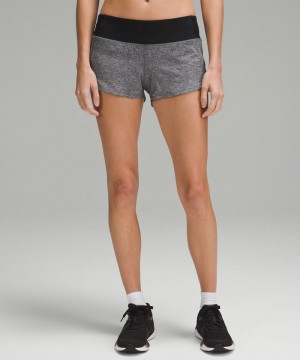 Σορτσ Lululemon Speed Up Low-Rise Lined 2.5" γυναικεια Πολύχρωμο μαυρα μαυρα | Greece-6208917
