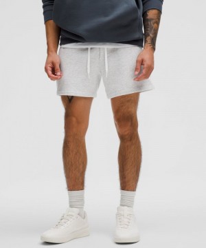 Σορτσ Lululemon Steady State Classic-Fit 5" ανδρικα ανοιχτο γκρι | Greece-9725436
