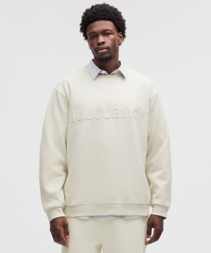 Φουτερ Lululemon Steady State Crew Graphic ανδρικα Μπεζ | Greece-3547698