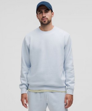 Φουτερ Lululemon Steady State Crew ανδρικα μπλε | Greece-0157924