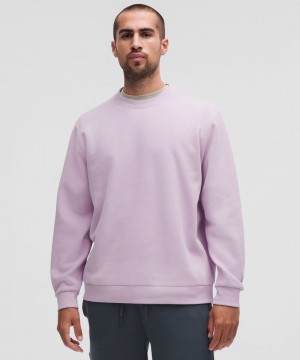 Φουτερ Lululemon Steady State Crew ανδρικα μωβ | Greece-4851269