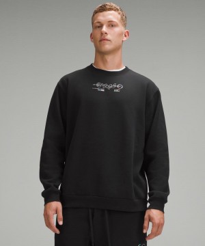 Φουτερ Lululemon Steady State Crew ανδρικα μαυρα | Greece-6594782