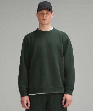 Φουτερ Lululemon Steady State Crew ανδρικα πρασινο | Greece-7465820