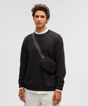 Φουτερ Lululemon Steady State Crew ανδρικα μαυρα | Greece-9314875
