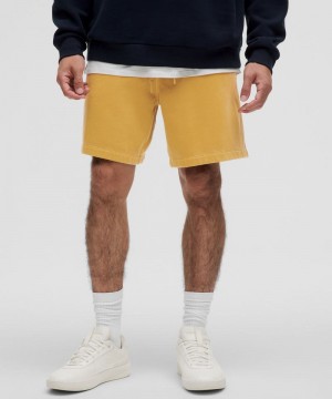Σορτσ Lululemon Steady State Relaxed-Fit 7" ανδρικα ανοιχτο μπλε κίτρινα | Greece-5916704