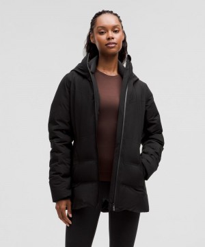 Μπουφαν Lululemon StretchSeal Sleet Street γυναικεια μαυρα | Greece-6872194
