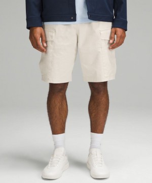Σορτσ Lululemon Stretch Cotton VersaTwill Cargo Pocket 10" ανδρικα Μπεζ | Greece-0425967