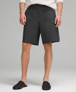 Σορτσ Lululemon Stretch Cotton VersaTwill Cargo Pocket 10" ανδρικα βαθυ γκρι | Greece-4698012