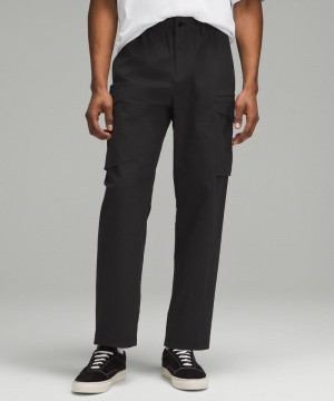 Παντελονι Lululemon Stretch Cotton VersaTwill Relaxed-Fit Cargo ανδρικα μαυρα | Greece-2389570
