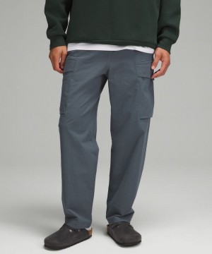 Παντελονι Lululemon Stretch Cotton VersaTwill Relaxed-Fit Cargo ανδρικα γκρι | Greece-9243857