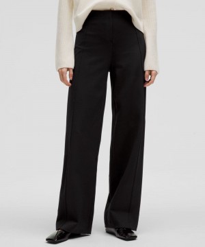 Παντελονι Lululemon Stretch Knit Straight-Leg Pull-On γυναικεια μαυρα | Greece-1962340