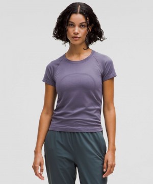 μπλουζακια Lululemon Swiftly Tech Short-Sleeve 2.0 γυναικεια βαθυ γκρι βαθυ γκρι | Greece-3587104