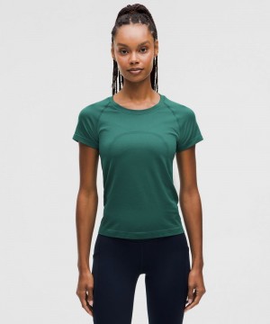 μπλουζακια Lululemon Swiftly Tech Short-Sleeve 2.0 γυναικεια τυρκουάζ τυρκουάζ | Greece-0196584