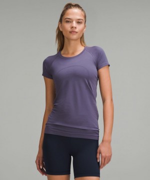 μπλουζακια Lululemon Swiftly Tech Short-Sleeve 2.0 γυναικεια βαθυ γκρι βαθυ γκρι | Greece-5427810