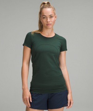 μπλουζακια Lululemon Swiftly Tech Short-Sleeve 2.0 γυναικεια πρασινο πρασινο | Greece-4578069