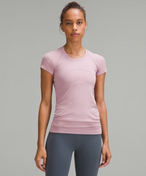 μπλουζακια Lululemon Swiftly Tech Short-Sleeve 2.0 γυναικεια ροζ ροζ ροζ ροζ | Greece-2491305
