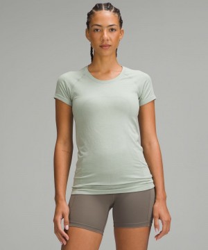 μπλουζακια Lululemon Swiftly Tech Short-Sleeve 2.0 γυναικεια γκρι γκρι | Greece-8374561