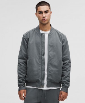 Μπουφαν Lululemon Switch Over Bomber ανδρικα γκρι | Greece-2459710