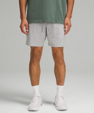 Σορτσ Lululemon T.H.E. Linerless 7" ανδρικα ασημι | Greece-1586049