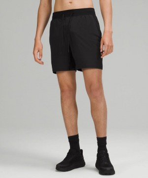 Σορτσ Lululemon T.H.E. Linerless 7" ανδρικα μαυρα | Greece-1903286