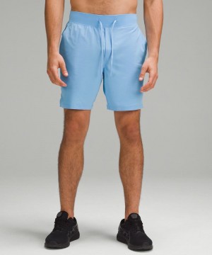 Σορτσ Lululemon T.H.E. Linerless 7" ανδρικα μπλε | Greece-6498327