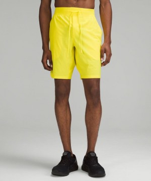 Σορτσ Lululemon T.H.E. Linerless 9" ανδρικα κίτρινα | Greece-2450198