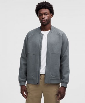 Μπουφαν Lululemon Textured Spacer Bomber ανδρικα γκρι | Greece-0981756