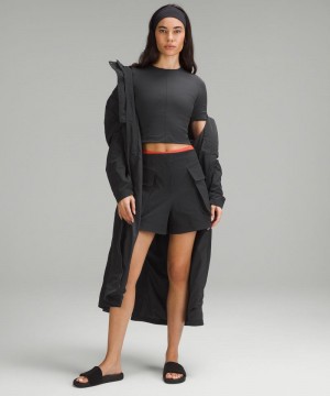 μπλουζακια Lululemon Tight-Fit Lined γυναικεια μαυρα | Greece-9364281