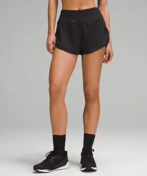 Σορτσ Lululemon Track That High-Rise Lined 3" γυναικεια μαυρα | Greece-7806192