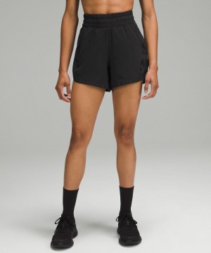 Σορτσ Lululemon Track That High-Rise Lined 5" γυναικεια μαυρα | Greece-5798143