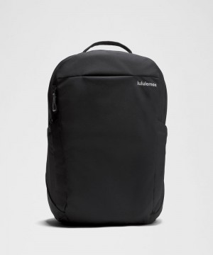 Σακιδια Lululemon Triple-Zip 28L ανδρικα μαυρα ασημι | Greece-2507183