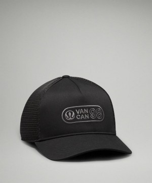 καπελα Lululemon Trucker Graphic γυναικεια μαυρα | Greece-7415683