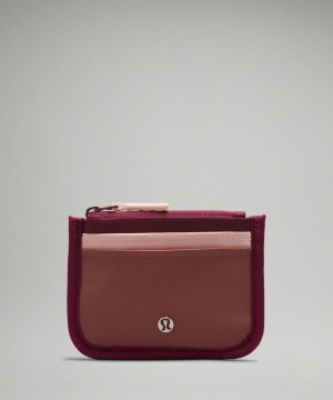 Τσαντεσ Lululemon True Identity Card Case γυναικεια μπορντο ροζ | Greece-4738059