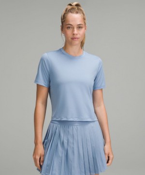 μπλουζακια Lululemon Ultralight Waist-Length γυναικεια μπλε | Greece-6752809